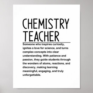 Poster Professor de química