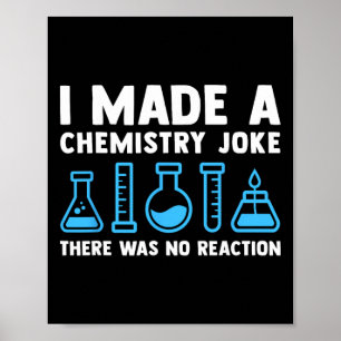 Poster Professor de Química Engraçado Cientista Químico H