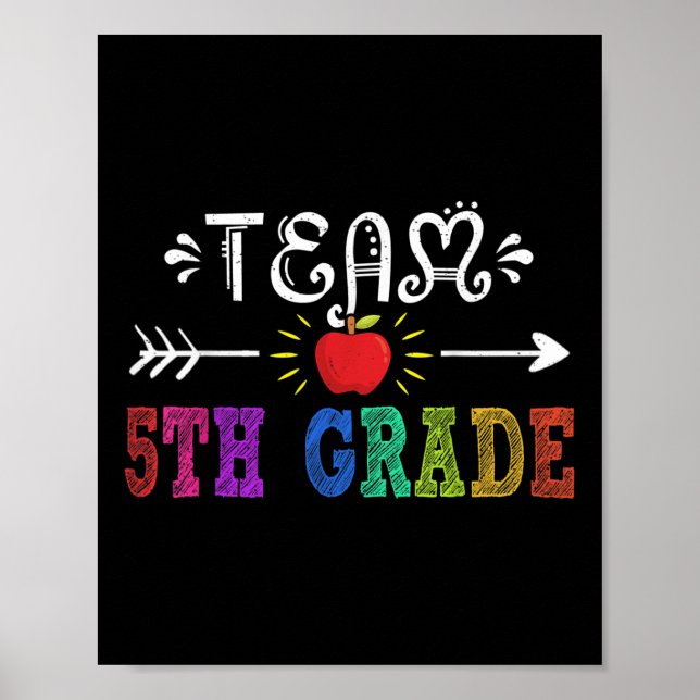 Poster Professor de Tripulação do 5 da Equipe Teerão de 5 (Frente)