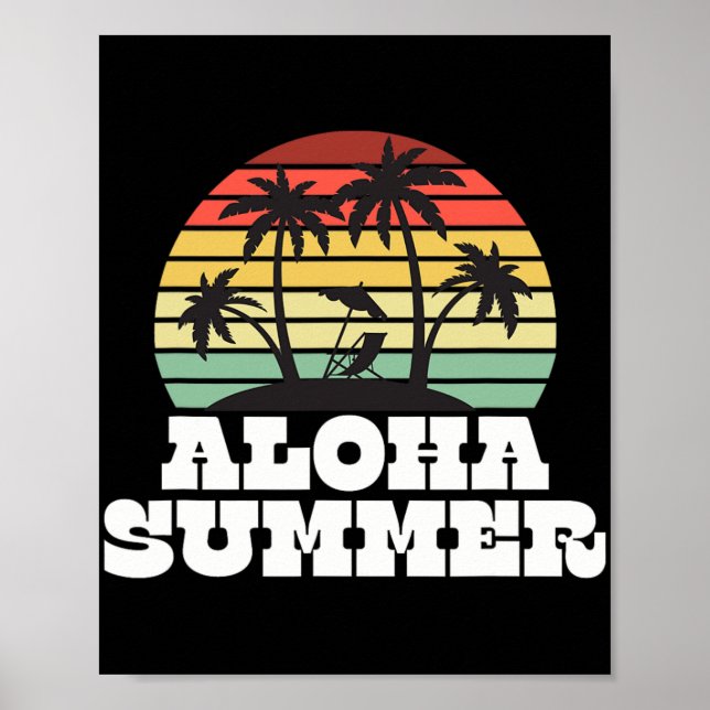 Poster Professor De Verão No Último Dia De Férias Escolar (Frente)