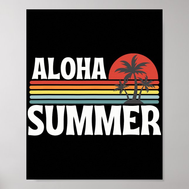 Poster Professor De Verão No Último Dia De Férias Escolar (Frente)