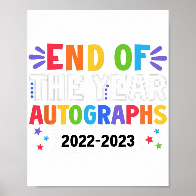 Poster Professor Do Ano Autografa 2023 No Dia Passado Aut (Frente)