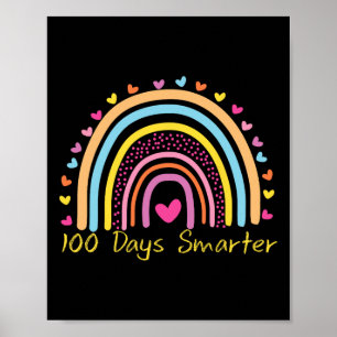 Poster Professor Do Dia 100 Dias Mais Inteligente Do Arco