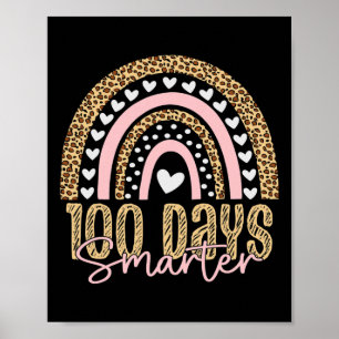 Poster Professor Do Dia 100 Dias Rainbow Leopard Boh