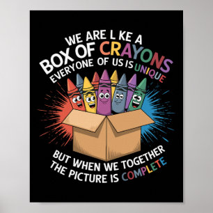 Poster Professor Engraçado Somos Como Uma Caixa De Giz 2
