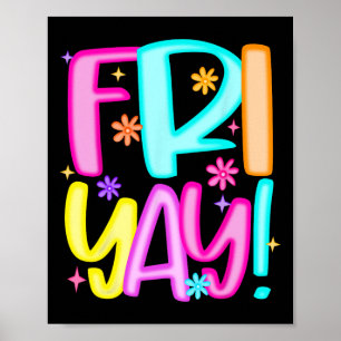 Poster Professor Feliz Sexta-feira Fim de Semana Sexta-fe