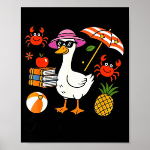 Poster Professor ganso bobo à solta as aulas acabaram