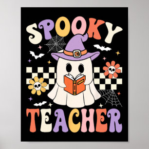Poster Professor Ghost Retro Floral Professor H Groovy Sp