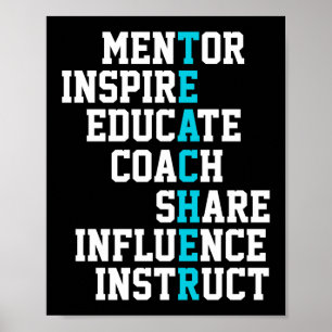 Poster Professor Mentor Inspire