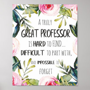 Poster Professor Obrigado Presente. Obrigado.