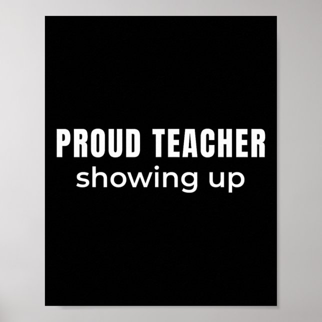 Poster Professor Orgulhoso Comparecendo – Humor do Compro (Frente)