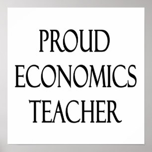 Poster Professor orgulhoso da economia