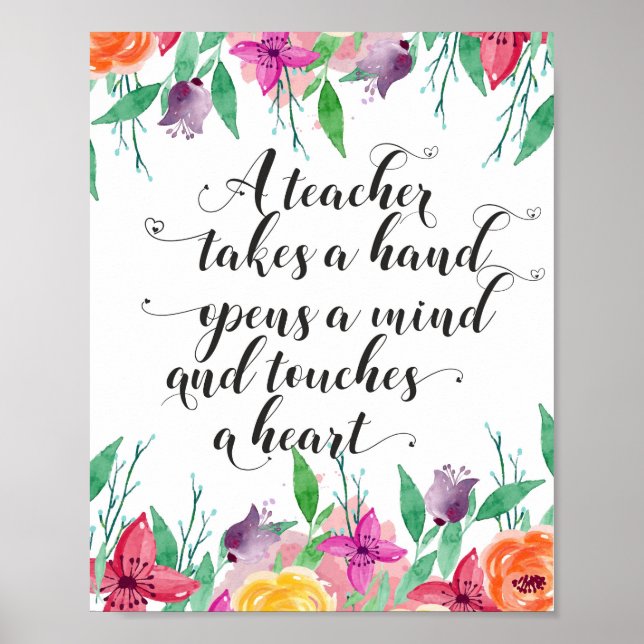 Poster Professor que dá boas-vindas a professor de volta  (Frente)