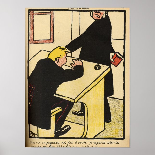 Póster Professor reclama seu aluno de Crimes (Frente)