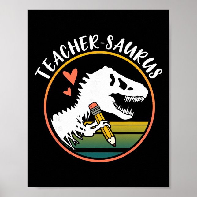 Poster Professor-sauro Projeto de Professor de Dinossauro (Frente)