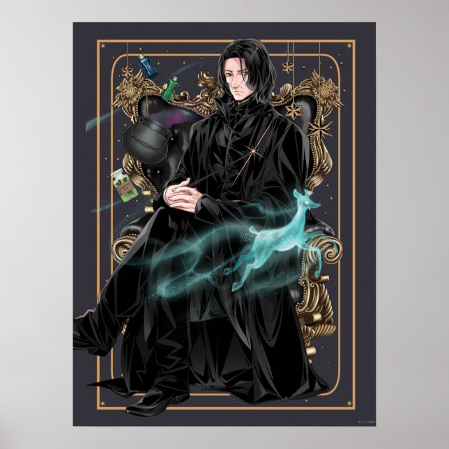 Poster Professor Severus Snape Sentado (Frente)