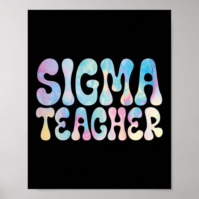 Poster Professor Sigma Meme Alavanca Humor (Frente)