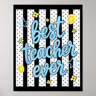Poster Professor volta às aulas feliz primeiro dia de aul