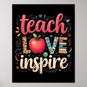 Poster Professor Volta às Aulas Feliz Primeiro Dia Ensina