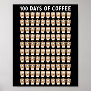 Poster Professora 100 Cafés 100º Dia da Escola
