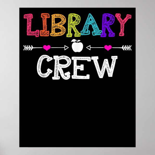 Poster Professora da Biblioteca Engraçado Primeiro Dia da (Frente)
