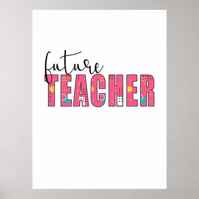 Poster Professora de Arte Futura (Frente)