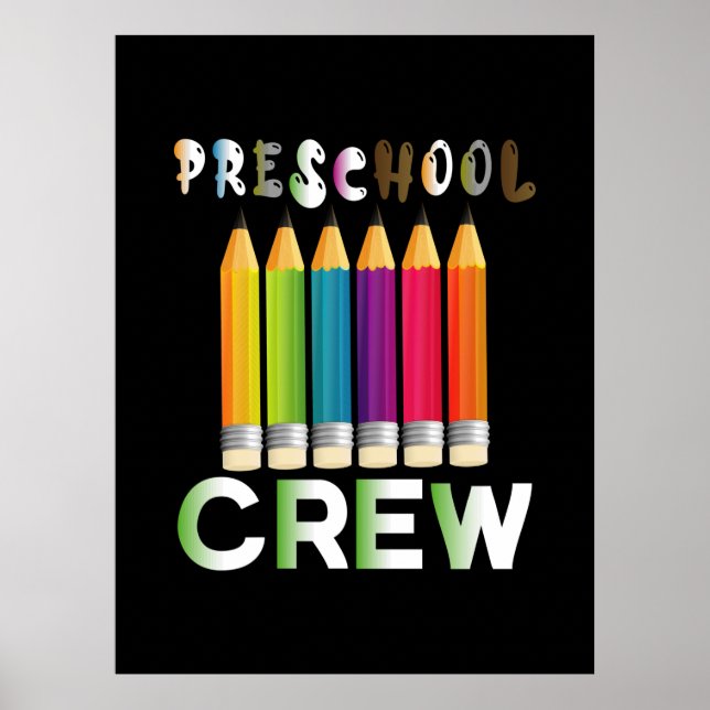 Poster Professora de Arte Pré-Escolar (Frente)