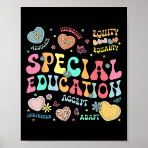 Poster Professora de educação especial Ensino inspiracion