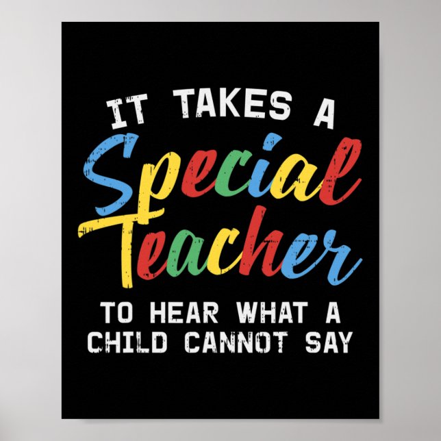 Poster Professora de Educação Especial Gi de Consciencial (Frente)