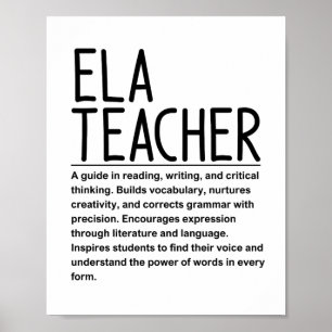 Poster Professora de ELA