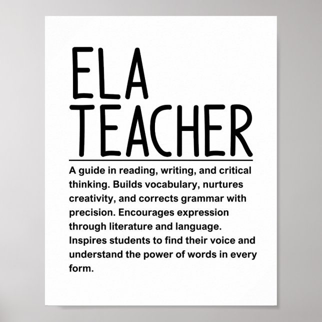 Poster Professora de ELA (Frente)