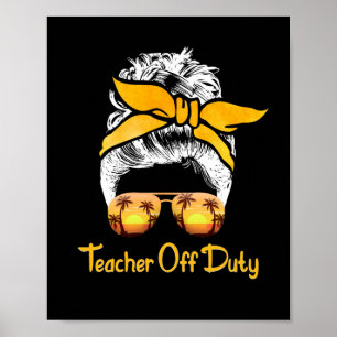 Poster Professora de serviço, professor de Sunset Beach