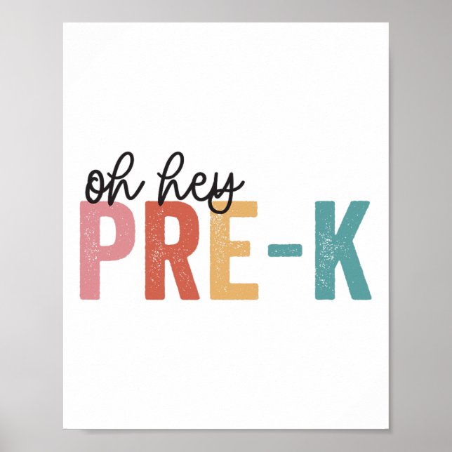 Poster Professora Do Ck Para Estudantes Da Escola Oh Hei  (Frente)