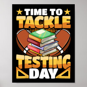 Poster Professora Do Dia De Futebol Para Combater Os Test