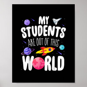 Poster Professora Engraçada Que Meus Estudantes Estão For