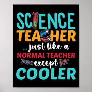 Poster Professora Exceto A Cooler De Volta À Cl De Ciênci