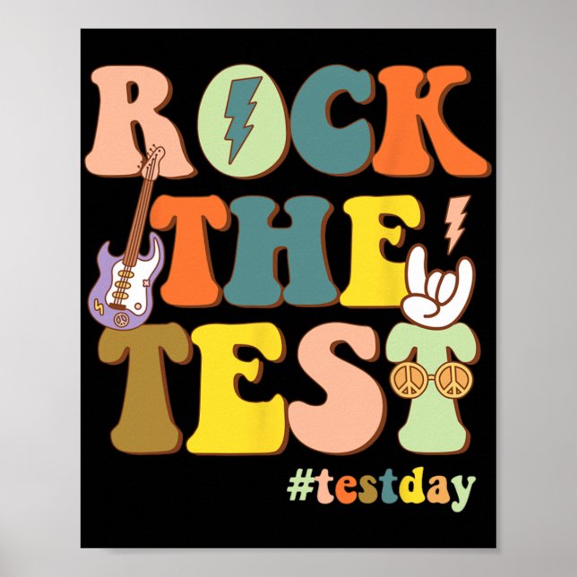 Poster Professora Motivadora Rocha O Teste (Frente)