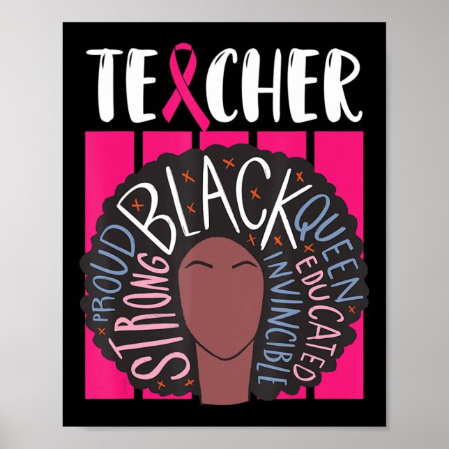 Poster Professora Negra Conhecimento do Cancer Materno So (Frente)