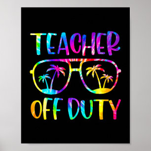 Poster Professora No Verão Do Último Dia Do Colégio Tie D