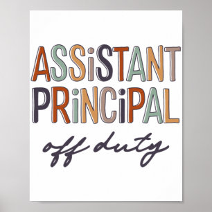 Poster Professora Principal Em Serviço No Dia Passado Da