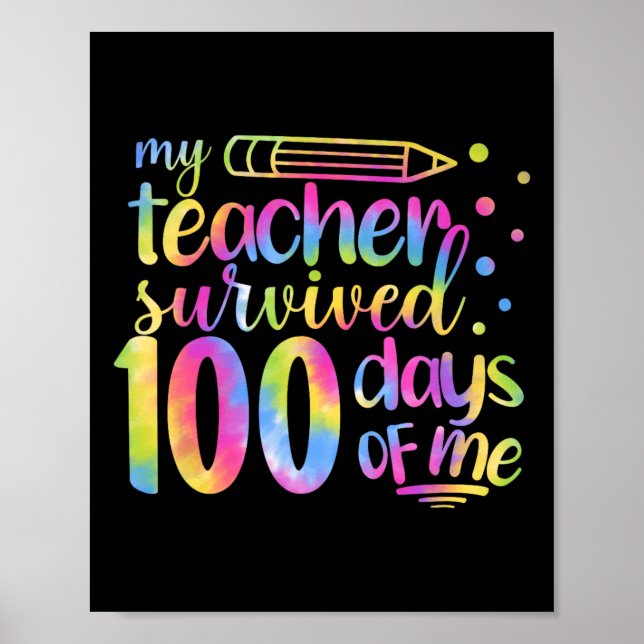 Poster Professora Sobreviveu A 100 Dias Da Minha Escola D (Frente)