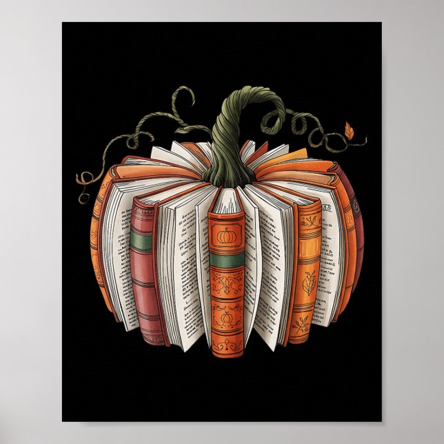 Poster Professores Bibliotecários do Halloween Querem Pum (Frente)