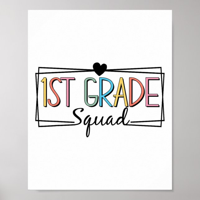 Poster Professores da Equipe da Primeira Série Crianças d (Frente)