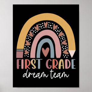 Poster Professores Da Equipe De Sonhos De Primeira Classe