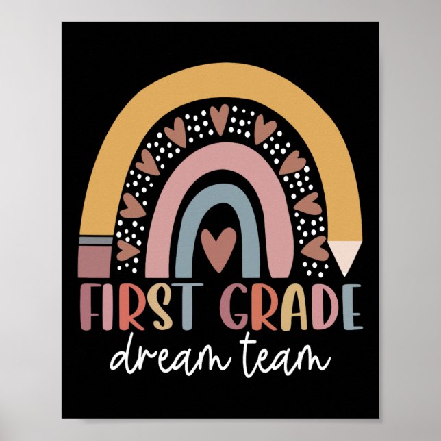 Poster Professores Da Equipe De Sonhos De Primeira Classe (Frente)