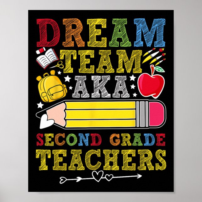 Poster Professores da Equipe dos Sonhos da 2ª Série Profe (Frente)