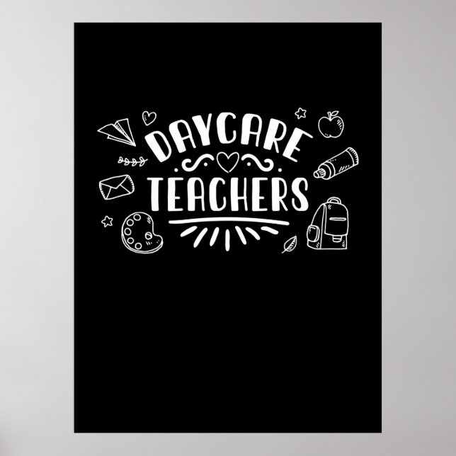 Poster Professores de creche (Frente)