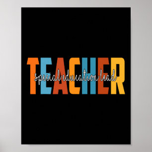 Poster Professores De Liderança Educacional Especial O Am