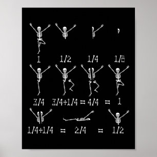 Poster Professores de Matemática bonitos Equação de Esque