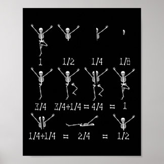 Poster Professores de Matemática Equação de Esqueleto Est
